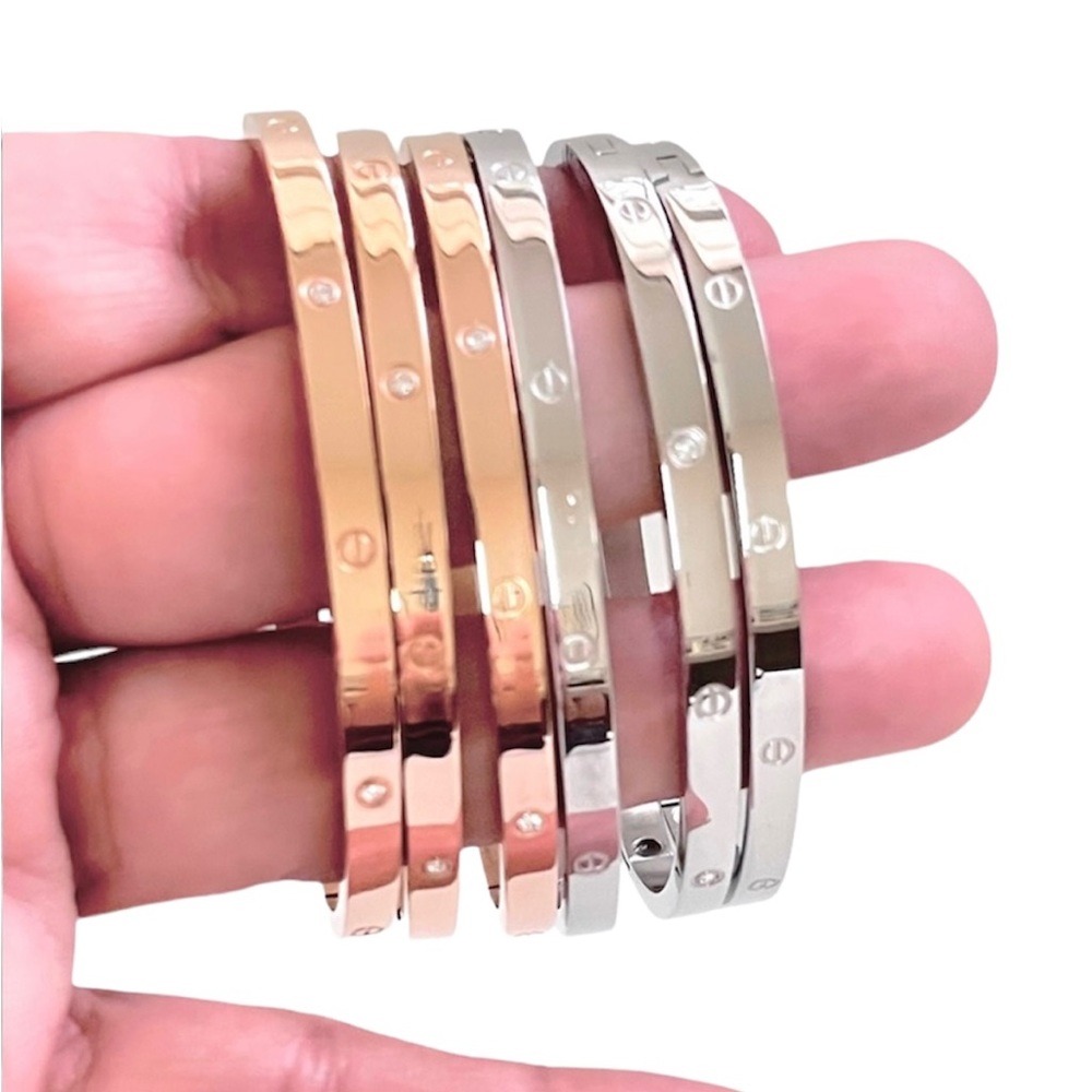 Tiny Love Duo Bracelet Set for Small Wrists